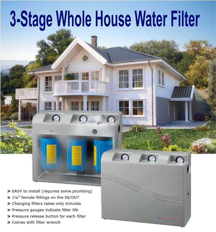 URparamount Healthy Home 3-Stage Water Filtration